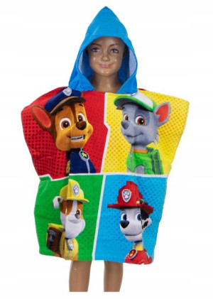 PSI PATROL PONCHO RĘCZNIK Kąpielowy Bawełniany