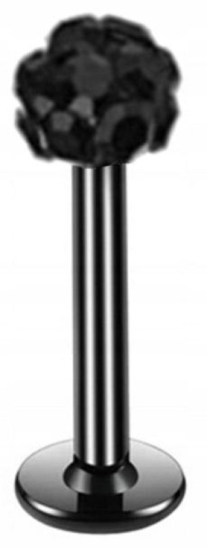 Labret Kuleczka Cyrkonie Kryształki SS316L 1,2/6/3