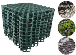 10x GEOKRATA Kratka Drogowa Parking PŁYTA AŻUROWA 50x50x4 Stella Green SG1