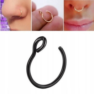 Fake septum U Kolczyk do Nosa Stal Ring Punk