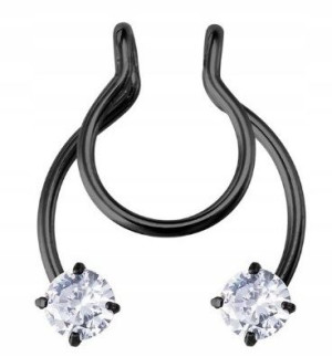 Fake septum U Kolczyk do Nosa Stal Ring Punk