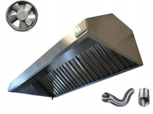 Okap Gastronomiczny 180/70/40 Filtry Wentylator