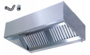Okap Gastronomiczny P 130x120x40 Filtr Nowy Rura