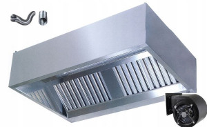 Okap Gastronomiczny P 200x100x40 Filtry TURBINA
