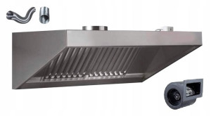Okap Gastronomiczny S 100x80x40 Filtry TURBINA
