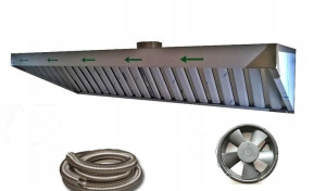 Okap Gastronomiczny S 170x70x40 Filtr WentylatorXL