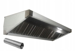 Okap Gastronomiczny S 250-70-40 Filtry Nowy Rura