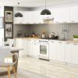 Olivier – Meble Kuchenne Narożne 300x90 Białe