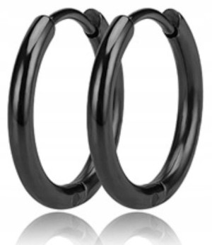 Okrągły Kolczyk do Ucha SS316L Punk 2,5*23mm