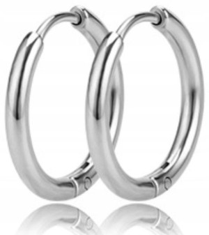Okrągły Kolczyk do Ucha SS316L Punk 2,5*13mm