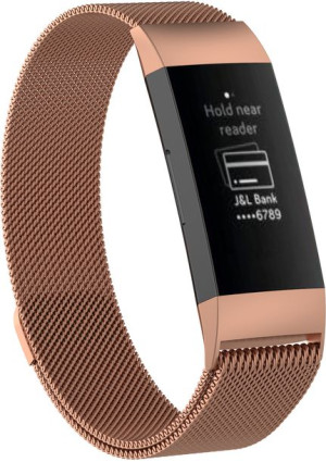 Oryginalny Pasek Opaska Bransoleta Strap Yivo Do Fitbit Charge 3 4 Fit Bit