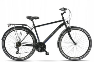 ROWER TREKKINGOWY 28″ Kands Galileo Męski 2022 R.19" CZARNO-GRANATOWY MAT
