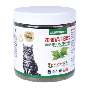 Alvanaeko Pokrzywa Dla Kotów Na Zdrową Sierść Mąka 150 g