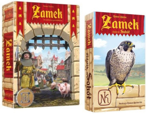 2w1 CARCASSONNE ZAMEK gra planszowa +dodatek SOKÓŁ