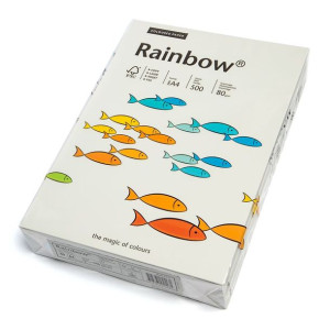 Papier ksero A4 80g/500k Rainbow szary jasny R93