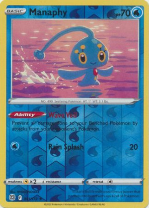 Manaphy - 41/172 -Reverse Holo - Brilliant Stars