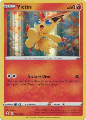 Victini - 20/203 - Holo Rare - Pokemon