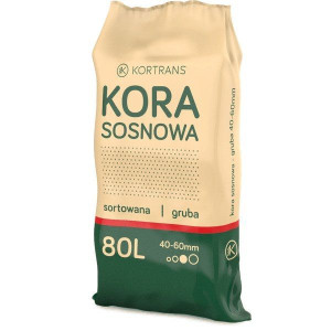 Kora Sosnowa Dekoracyjna 20-40mm 80L