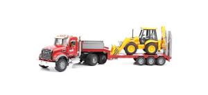 Bruder 02813 Mack Z Koparką Jcb