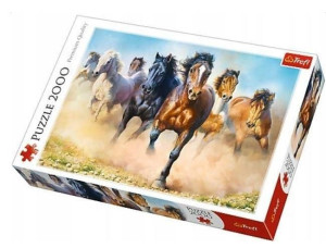 Puzzle Trefl 2000 27098 Galopujące Stado Koni