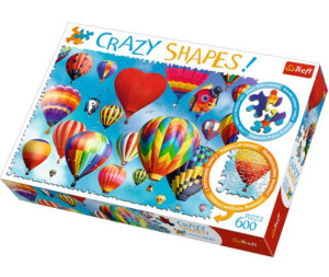 Puzzle Trefl 600 11112 Crazy Shapes Kolorowe Balony