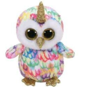 Ty 36253 Kolorowa Sowa Jednorożec Enchanted 15cm