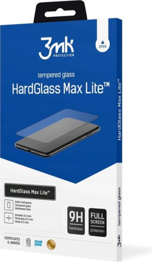 Szkło hartowane 3MK HardGlass Max Lite Redmi Note 11 Pro 5G/Pro+ 5G czarne