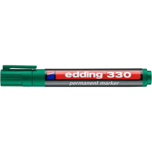 Mazak Edding 330 zielony ścięty 1-5mm