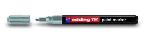 Pisak z farbą Edding 791 srebrny 1-2mm