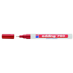 Pisak z farbą Edding 780 czerwony 0,8mm