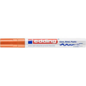 Pisak z farbą Edding 750 gruby pomarańczowy 2-4mm