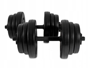 Hantelki Hantle 20 Kg Zestaw 2x 10kg Fitness