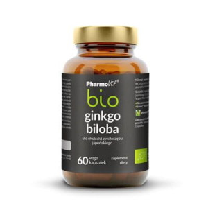 Ginkgo biloba bio - ekstrakt bio z miłorzębu japońskiego