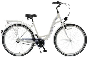 Rower miejski Kands 28″ S-COMFORT 3BN R.18" 2021 BIAŁY MAT