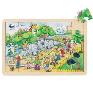 Puzzle 24 el motyw W zoo, Goki 57808