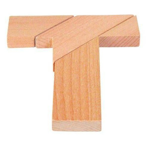 Literka T - układanka logiczna, GOKI-HS 006