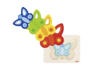 Puzzle warstwowe motylek, GOKI-57486