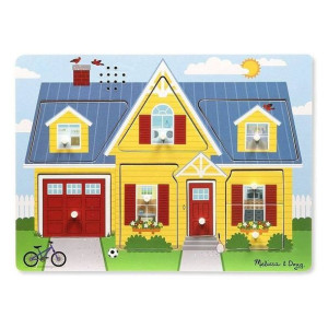 Melissa and Doug Puzzle Dźwiękowe Odgłosy Domu 2+, MD10734
