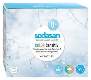 Sodasan, Proszek do prania BIO 1,01kg Color Sensitive