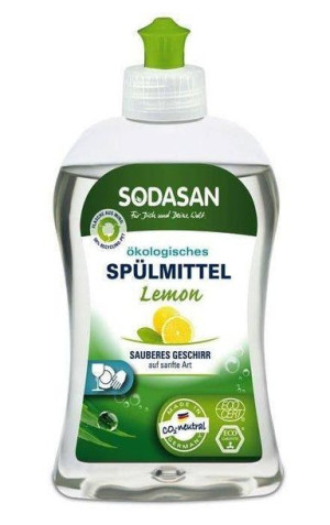 Sodasan, Płyn do Zmywania Naczyń Cytrynowy 500ml