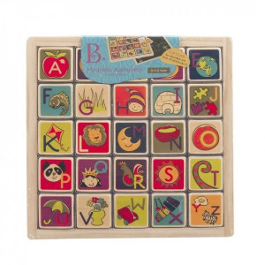 B. Toys, Magnetic Alphabetic, Magnetyczny alfabet z tablicą kredową, 3+