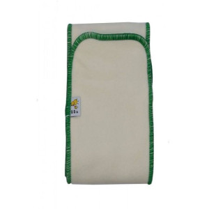 Kokosi, Długi Wkład Bambusowy (3 warstwy), zielone obszycie 70 x 12,5cm
