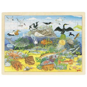 Puzzle zwierzęta nadmorskie i podwodne 96 elem.