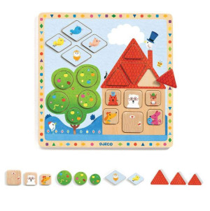 Puzzle drewniane LUDI & GEO DJ01803