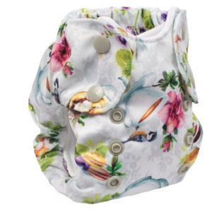 Smart Bottoms Born Smart 2.0 Pieluszka AIO Newborn Tea Party