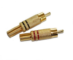 Wtyk RCA CHINCH komplet  (2szt)