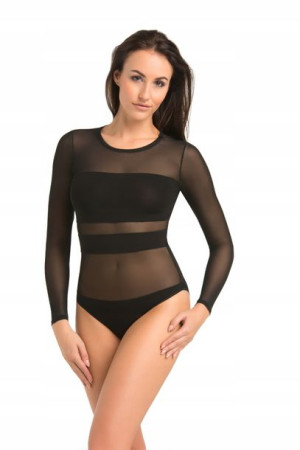 Body Damskie z siateczki Teyli 2405 Czarne L