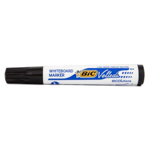 Mazak suchościeralny Bic Velleda ścięty czarny 3,7 - 5,5mm