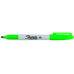 Mazak Sharpie Fine permanentny zielony