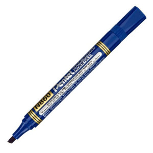 Mazak Pentel permanentny N860 ścięty niebieski